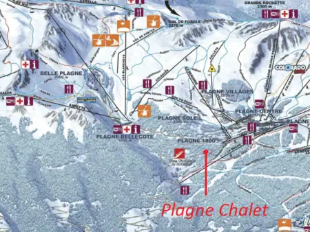 Chalet 12 pers. à La Plagne avec sauna, jacuzzi et animaux admis - Photo 18