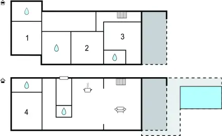 Villa Pinea, Maison 8 personnes à Petrcane - Photo 32