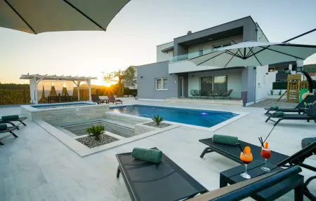 Villa Manimm, Maison 10 personnes à Posedarje - Photo 15