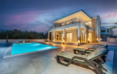 Villa Adria Maria, Maison 8 personnes à Privlaka - Photo 12