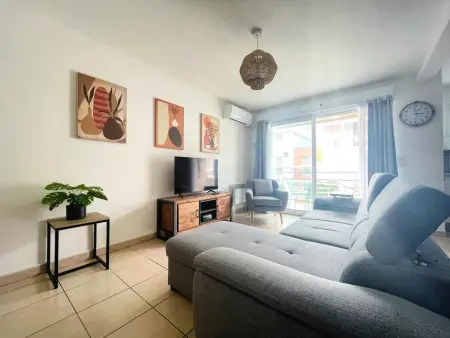 Joli T2 climatisé proche centre avec parking privé et loggia - Sète - Photo 5