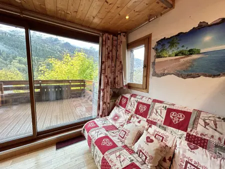 Studio 4 pers, proximité commerces et pistes, parking, terrasse Ouest, piscine l'été - Méribel - Photo 22