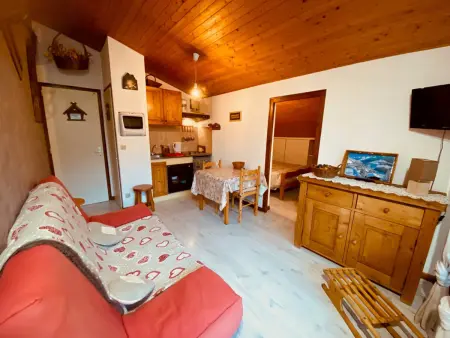 Appartement cosy 4 pers. avec balcon et vue à La Clusaz - Photo 1