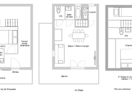 Appartement duplex cosy à Crest-Voland, 6 pers, proche pistes et garage inclus - Photo 2