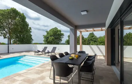 Villa Alta, Maison 8 personnes à Barban - Photo 4