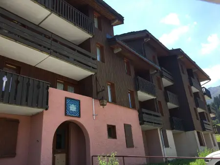 Studio 4 pers aux pistes, sud, kitchenette, balcon, TV, lave-vaisselle - Crève-Cœur, Valmorel - Photo 9