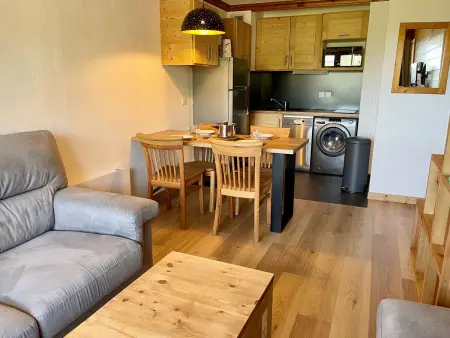 Charmant 3P rénové, 3 étoiles, proche pistes, commerces et ESF, pour 4 pers., cuisine équipée, balcon - Photo 9