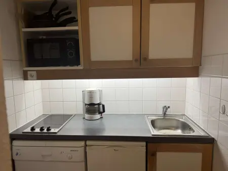 Studio confortable pour 4 pers. à 3 min des pistes, classé 2 étoiles, animaux admis, TV, cuisine équipée - Photo 14