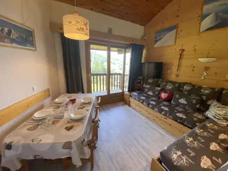 Charmant 2 pièces rénové au pied des pistes, 4 pers., proche ESF et commerces, animaux acceptés - Photo 1