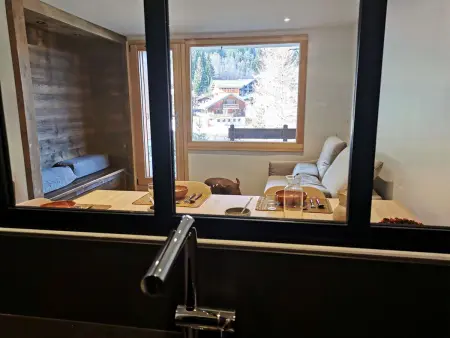 Appartement rénové, 3 pièces, skis aux pieds, proche centre, 7 pers., terrasse pistes - Photo 7