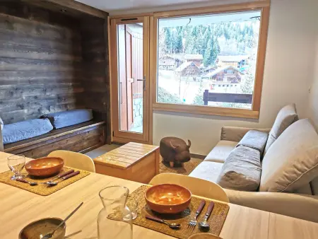 Appartement rénové, 3 pièces, skis aux pieds, proche centre, 7 pers., terrasse pistes - Photo 8