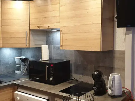 Studio divisible rénové, 2 étoiles, proche pistes et commerces, balcon, animaux admis - Photo 1
