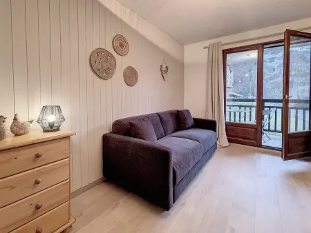 Appartement lumineux proche des pistes avec balcon, 4 personnes - Photo 4