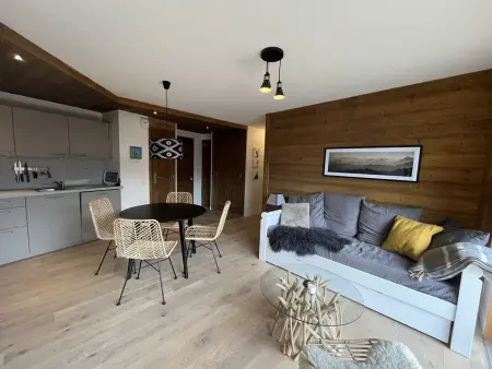Superbe appart 3P au pied des pistes, parking couvert, terrasse, WiFi - Les Carroz - Photo 1