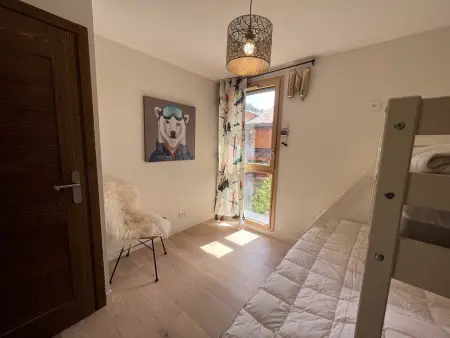 Superbe appart 3P au pied des pistes, parking couvert, terrasse, WiFi - Les Carroz - Photo 5