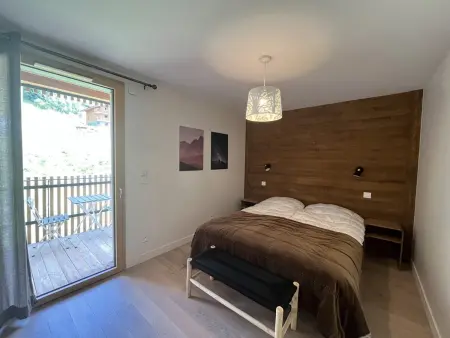 Superbe appart 3P au pied des pistes, parking couvert, terrasse, WiFi - Les Carroz - Photo 7