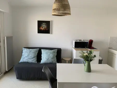 Appartement F2 proche plage avec parking et animaux admis - Photo 2