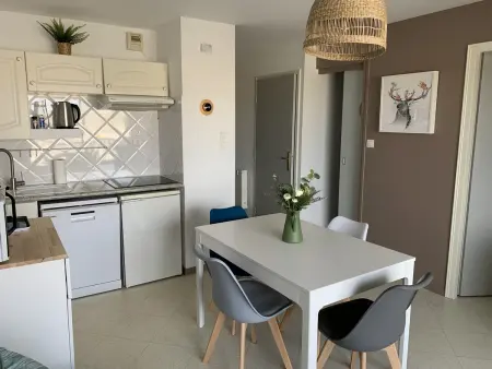 Appartement F2 proche plage avec parking et animaux admis - Photo 3