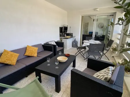 Beau T2 climatisé pour 4 pers., terrasse et parking à Port Leucate - Photo 6
