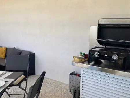Beau T2 climatisé pour 4 pers., terrasse et parking à Port Leucate - Photo 7