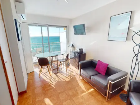 Studio climatisé avec terrasse face mer, Wifi inclus - Photo 4
