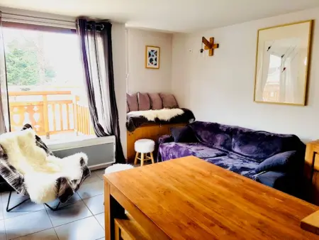 Charmant 2 pièces au pied des pistes avec balcon et casier à ski - Photo 5