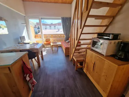 Duplex cosy 50m², 6 pers, au pied des pistes, Appartement 6 personnes à Les Deux Alpes - Photo 12