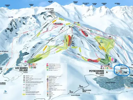 Appartement rénové à Peyragudes, 6 pers, proche pistes, parking gratuit & avantages ski - Photo 8
