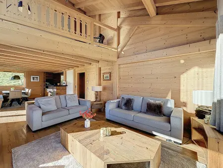Duplex neuf avec terrasse face au Mont Blanc, 3 chambres et mezzanine, à 3 km du centre de Combloux - Photo 1