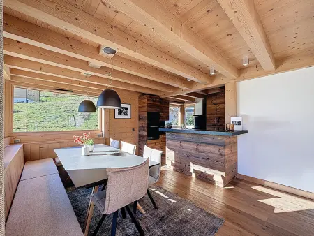 Duplex neuf avec terrasse face au Mont Blanc, 3 chambres et mezzanine, à 3 km du centre de Combloux - Photo 2