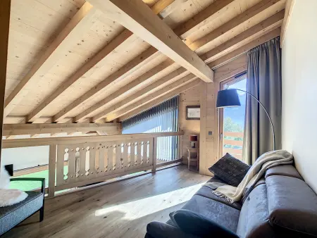 Duplex neuf avec terrasse face au Mont Blanc, 3 chambres et mezzanine, à 3 km du centre de Combloux - Photo 6