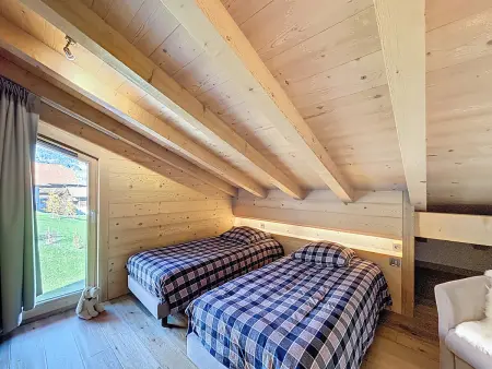 Duplex neuf avec terrasse face au Mont Blanc, 3 chambres et mezzanine, à 3 km du centre de Combloux - Photo 22