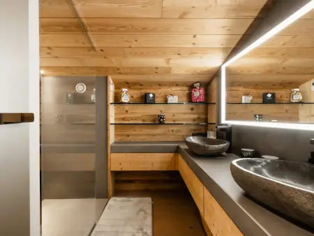 Duplex 4★ 8 pers, 60m des pistes, 4 ch, élégance à La Clusaz - Photo 8
