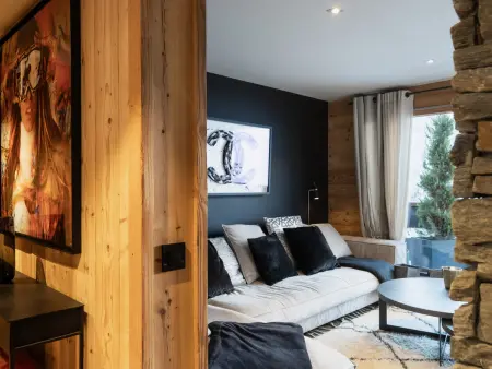Duplex 4★ 8 pers, 60m des pistes, 4 ch, élégance à La Clusaz - Photo 11