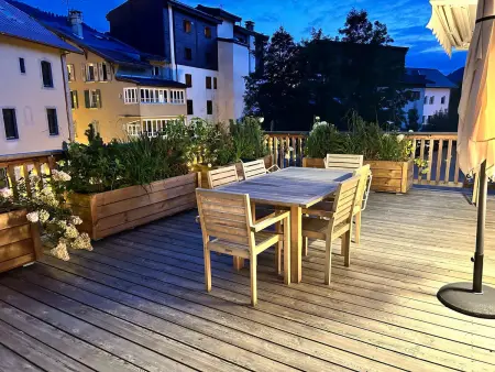 Appartement au cœur de Megève avec terrasse, cheminée, 3 chambres, wifi et linge inclus - Photo 8
