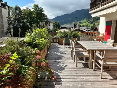 Appartement au cœur de Megève avec terrasse, cheminée, 3 chambres, wifi et linge inclus - Photo 9