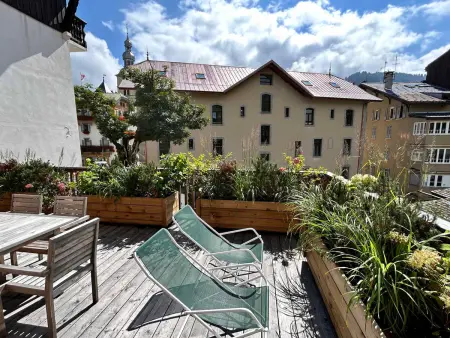 Appartement au cœur de Megève avec terrasse, cheminée, 3 chambres, wifi et linge inclus - Photo 10
