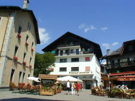 Appartement au cœur de Megève avec terrasse, cheminée, 3 chambres, wifi et linge inclus - Photo 13