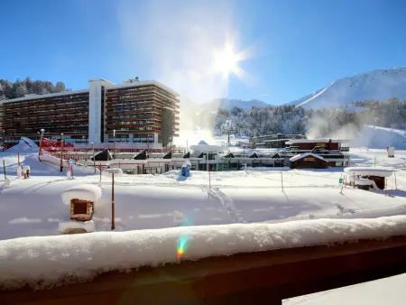 Studio rénové 3 pers, plein sud avec balcon à La Plagne - Photo 2