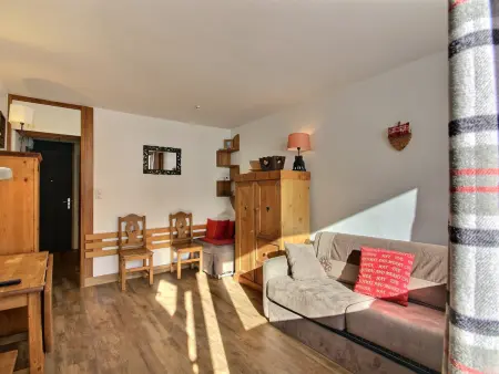 Studio rénové 3 pers, plein sud avec balcon à La Plagne - Photo 4