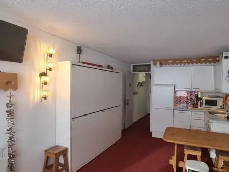 Studio confortable, pied des pistes, balcon sud, Appartement 4 personnes à Plagne Aime 2000 - Photo 3