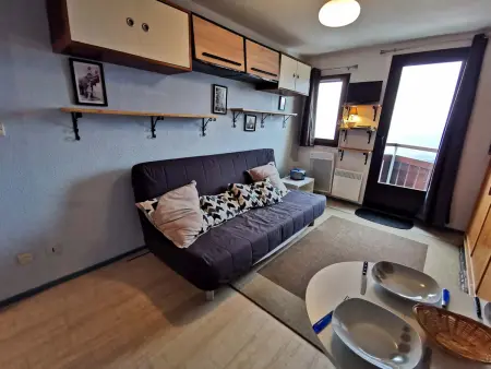 Studio rénové proche centre, balcon et TV, Appartement 3 personnes à Les Adrets Prapoutel - Photo 2