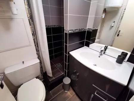 Studio rénové proche centre, balcon et TV, Appartement 3 personnes à Les Adrets Prapoutel - Photo 4