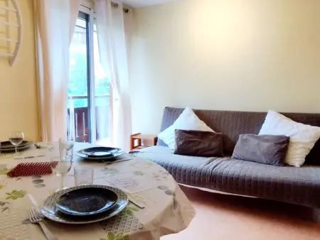 2 Pièces, skis aux pieds, proche commerces avec balcon. Capacité 6 pers, animaux non admis - Photo 3