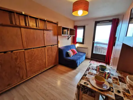 Studio rénové au pied des pistes avec balcon, Appartement 3 personnes à Les Adrets Prapoutel - Photo 1