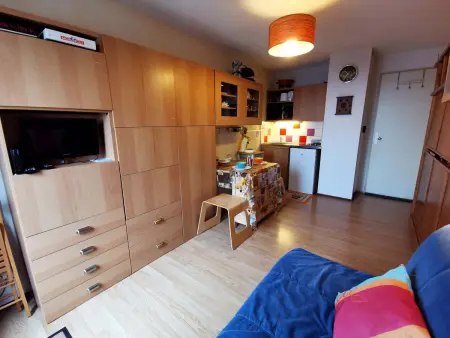 Studio rénové au pied des pistes avec balcon, Appartement 3 personnes à Les Adrets Prapoutel - Photo 3