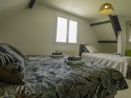 Maison de Campagne spacieuse avec cheminée, 4 chambres, animaux admis - Photo 10