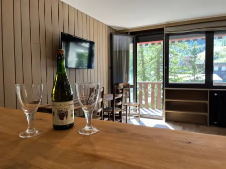 Studio lumineux à Pra-Loup avec parking privé, proche des pistes - Photo 1