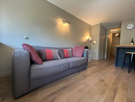 Studio lumineux à Pra-Loup avec parking privé, proche des pistes - Photo 3