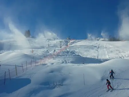 Charmant 2 pièces+mezzanine à Valmorel, bord de piste, plein sud, 3 étoiles, 5 pers, balcon - Photo 6
